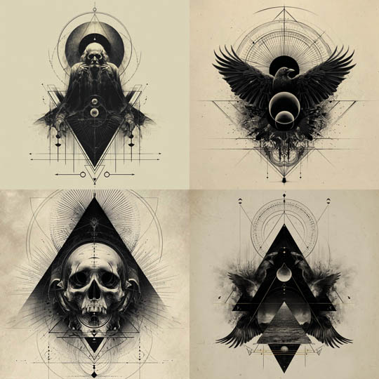 Esoteric Geometric Dark Art