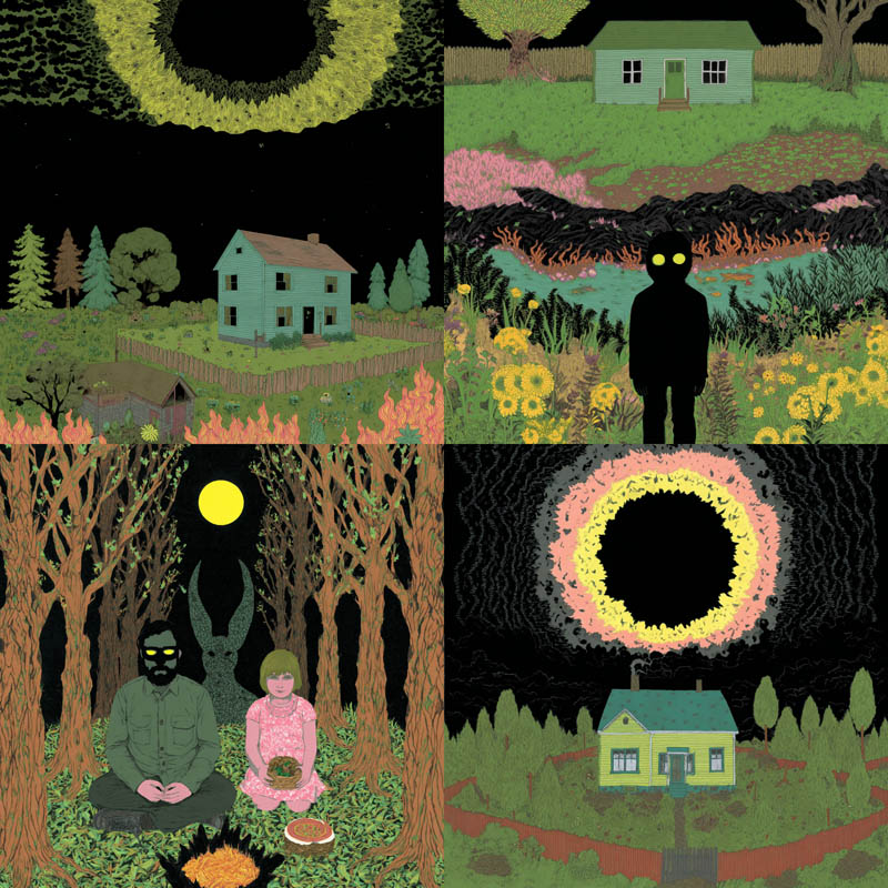 Eerie Folk Horror Scene