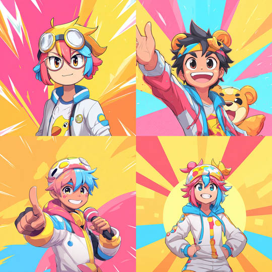 Vibrant Anime Character Art