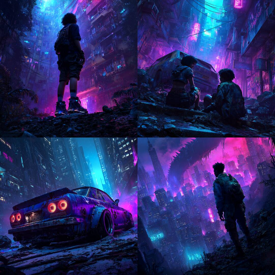 Neon Ruin Explorer