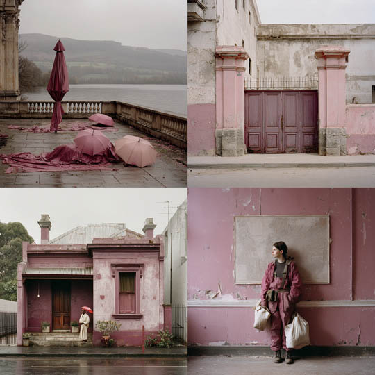 Muted Pink Architectural Study