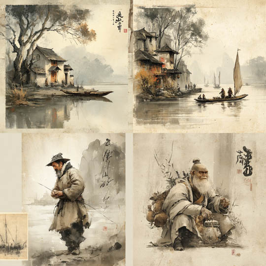 Ink Wash Jiangnan