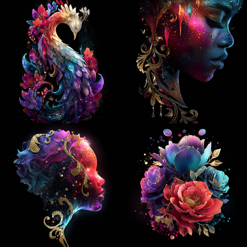 Ornate Cosmic Renderings