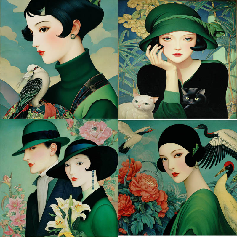 Art Deco Figurative Illustration