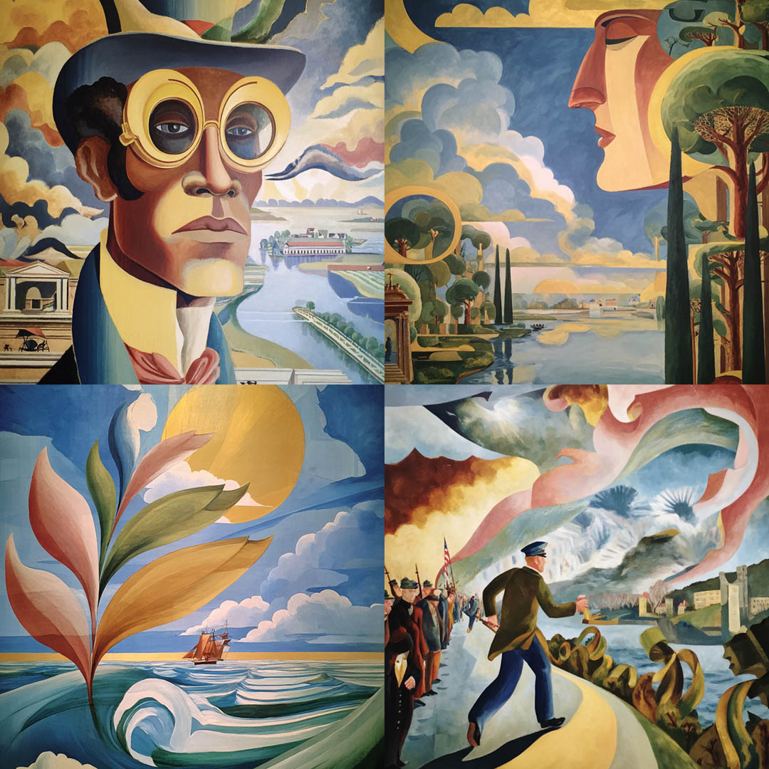 Neo-Deco Murals
