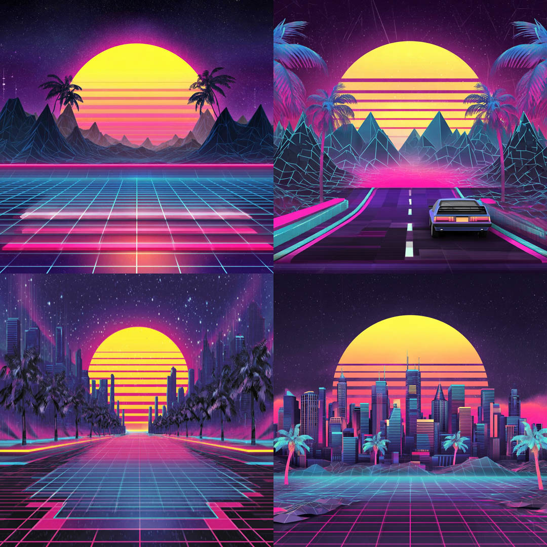 Retro Wave Synthscape