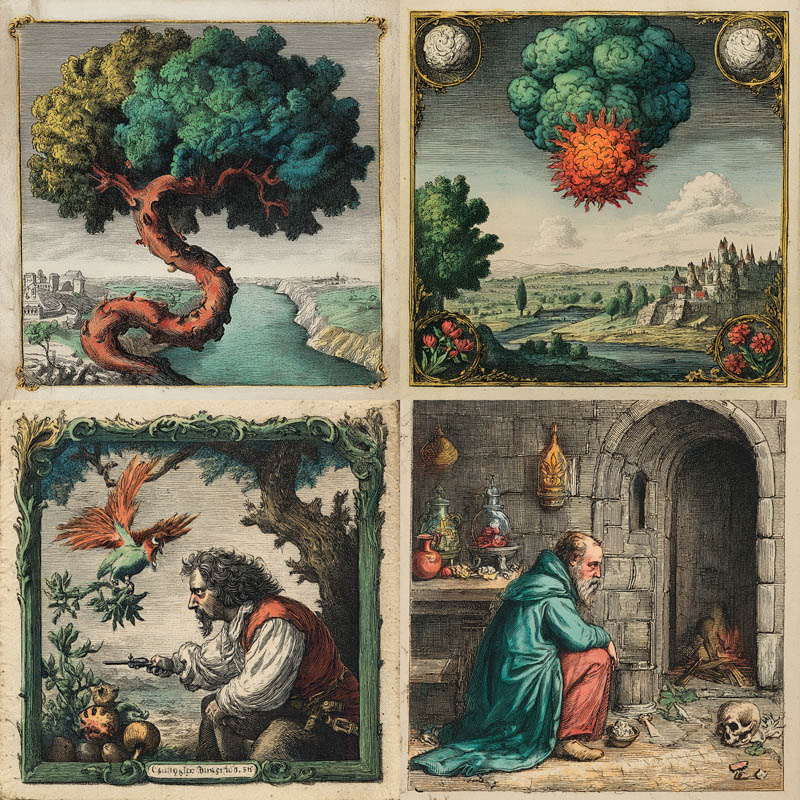Antique Alchemical Prints