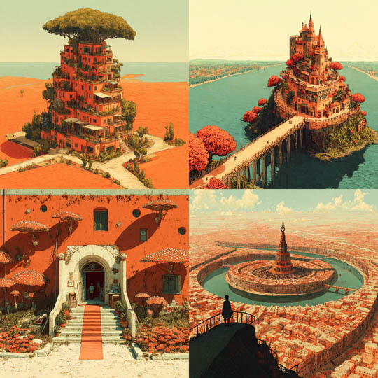 Surrealist Terracotta Realms