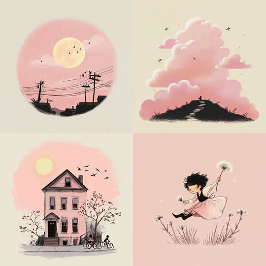 Whimsical Pastel Illustration