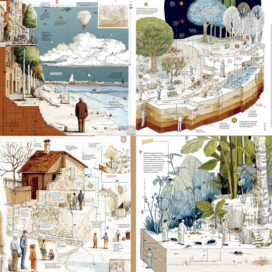 Scientific Illustration Infographic