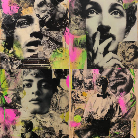 Neon Baroque Collage