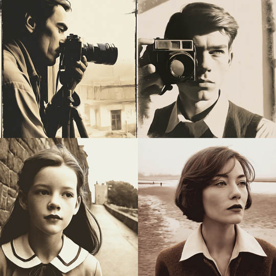 Sepia Photographic Portrait