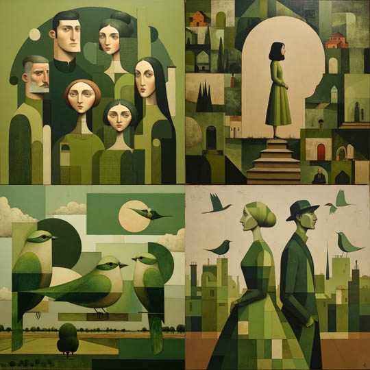 Geometric Green Allegory