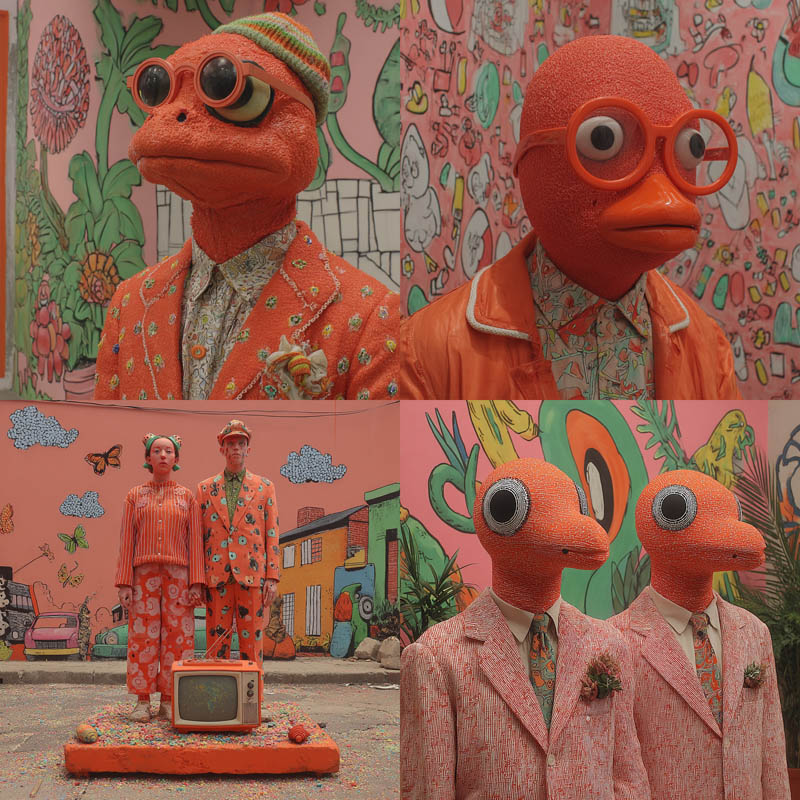 Surreal Puppet Installation Photography