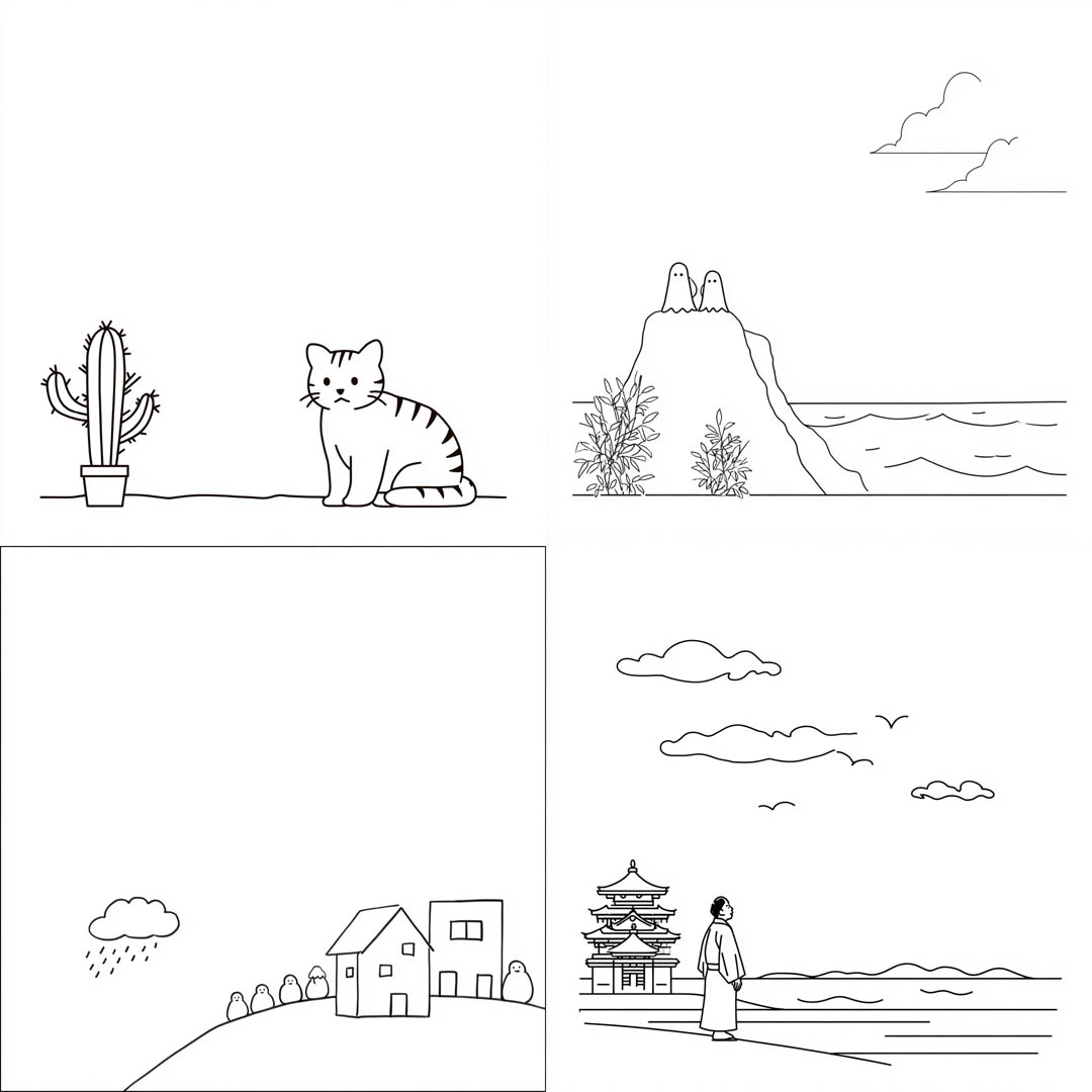 Sparse Line Art
