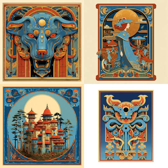 Art Nouveau Decorative Ornament