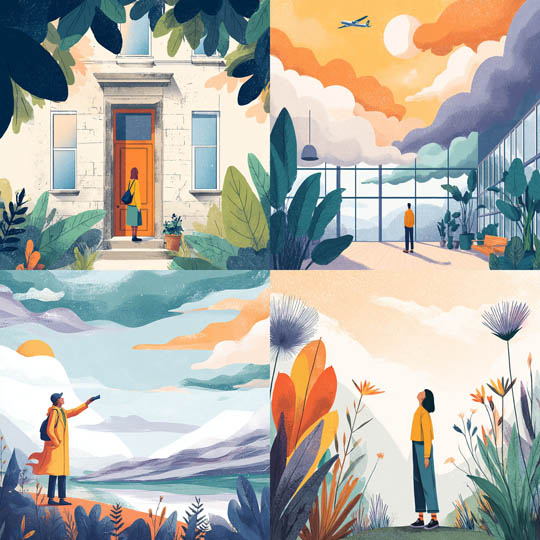 Contemporary Travel Illustration