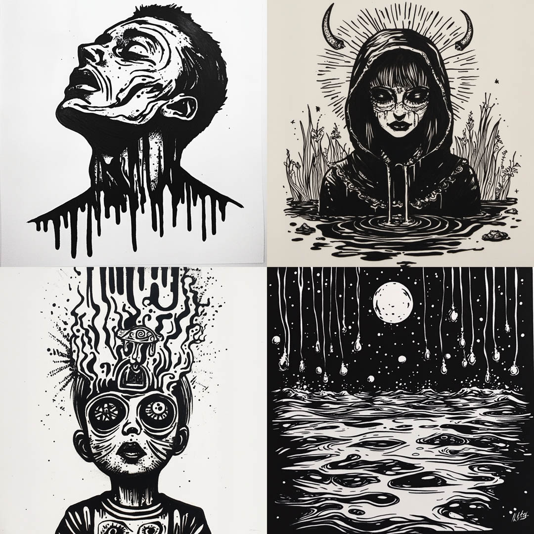 Bold Ink Illustration