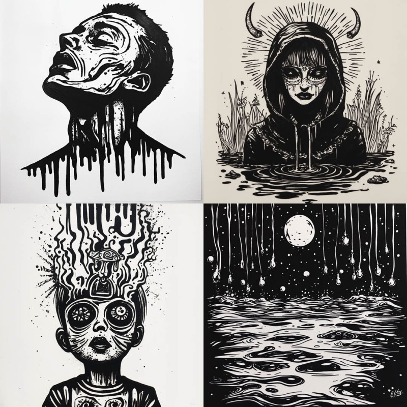 Bold Ink Illustration