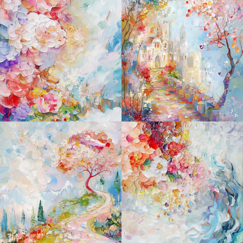 Palette Knife Oil Painting