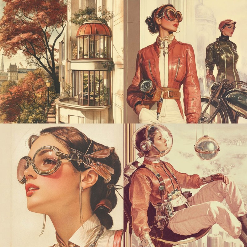 Vintage Retro Futurism
