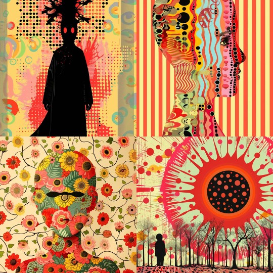 Psychedelic Patterned Pop